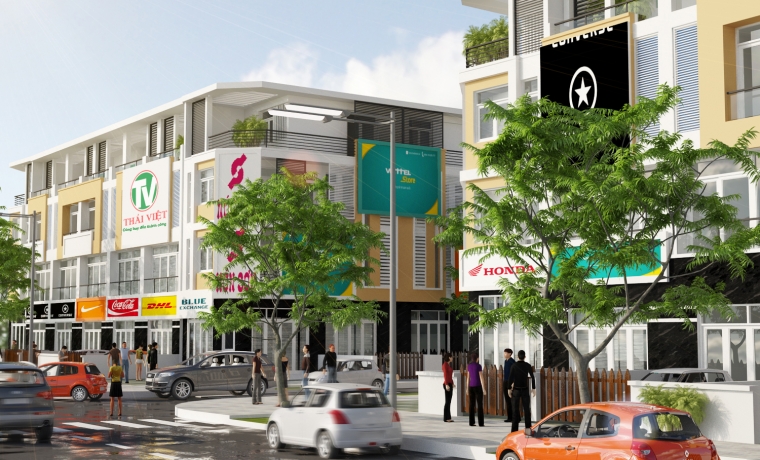 PHỐI CẢNH KHU DÂN CƯ THÁI VIỆT-2015