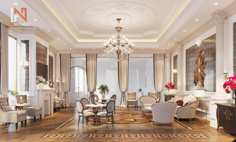 THIẾT KẾ PHÒNG NHẬN TIỆC HIMLAM TSN.2019